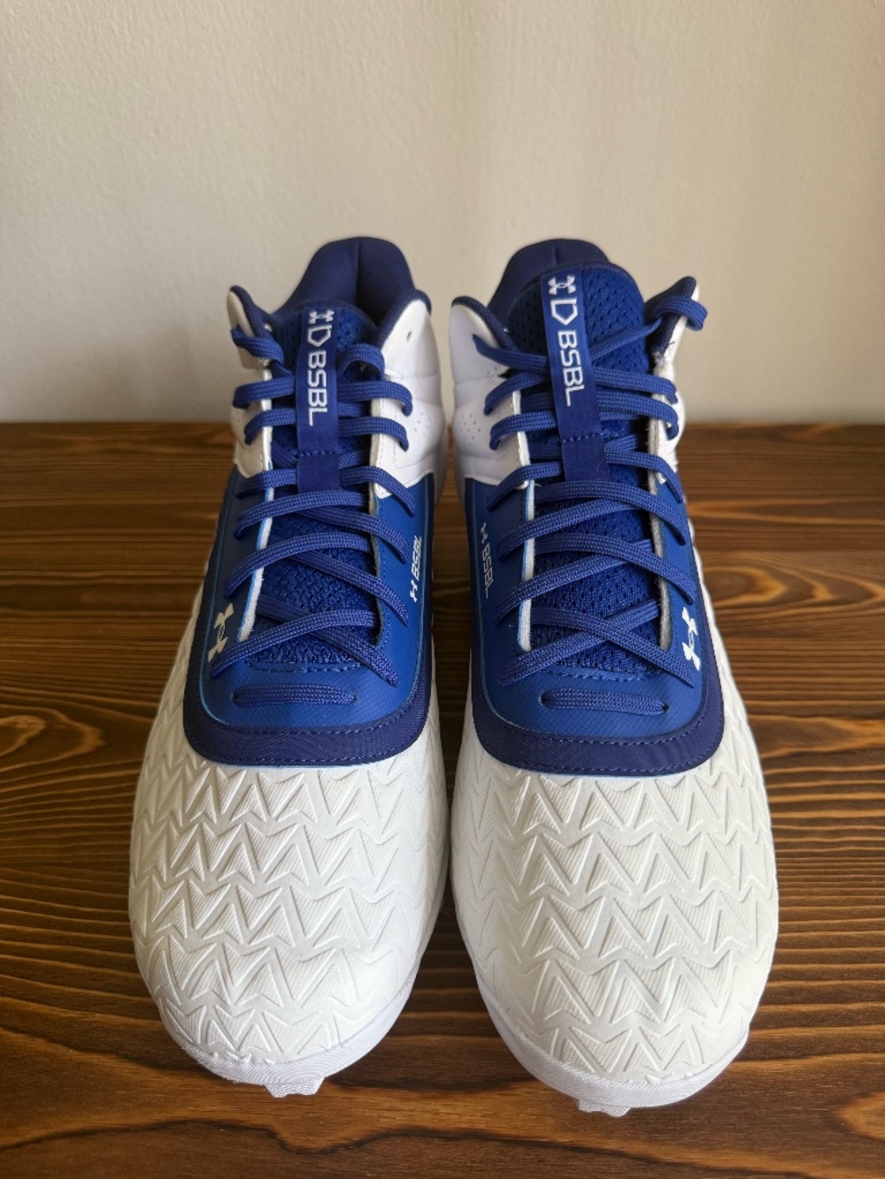Under Armour Leadoff Low RM 3.0 Baseball Cleat Men's Shoes Royal/White US 14